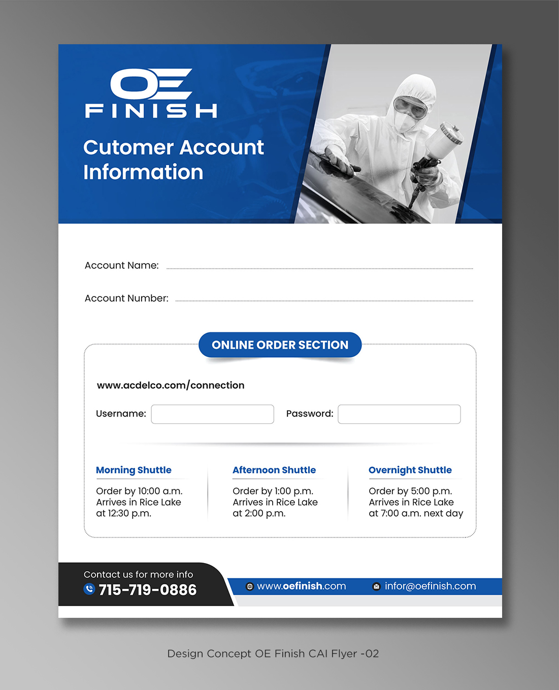 Flyer Design by D Creative for OE FINISH | Design #32658682