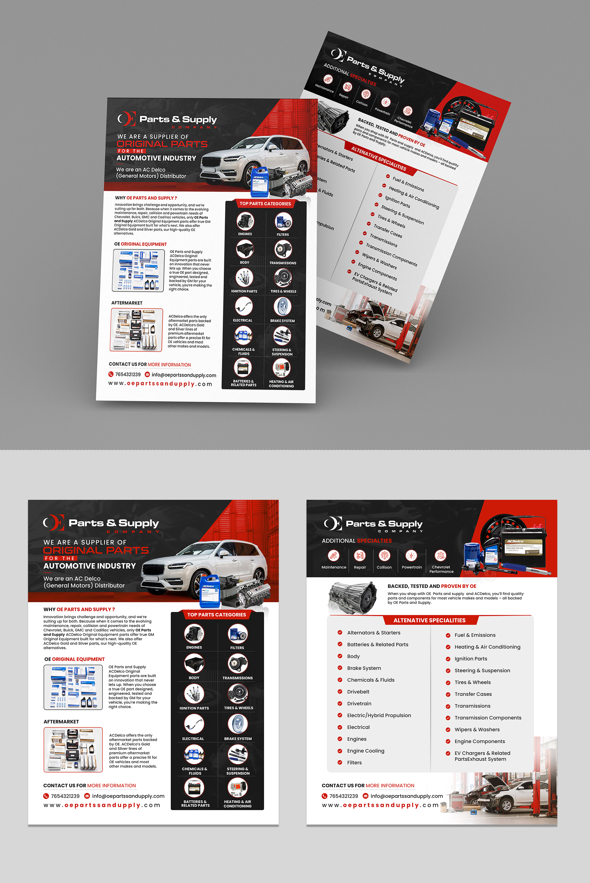 Diseño de Flyer por debdesign para OE FINISH | Diseño #32638540