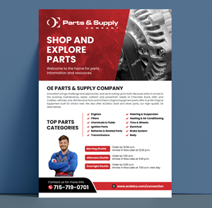 Flyer Design by Dzhafir for OE FINISH | Design: #32638831