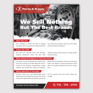 Flyer Design by Bidita Saha for OE FINISH | Design: #32640199