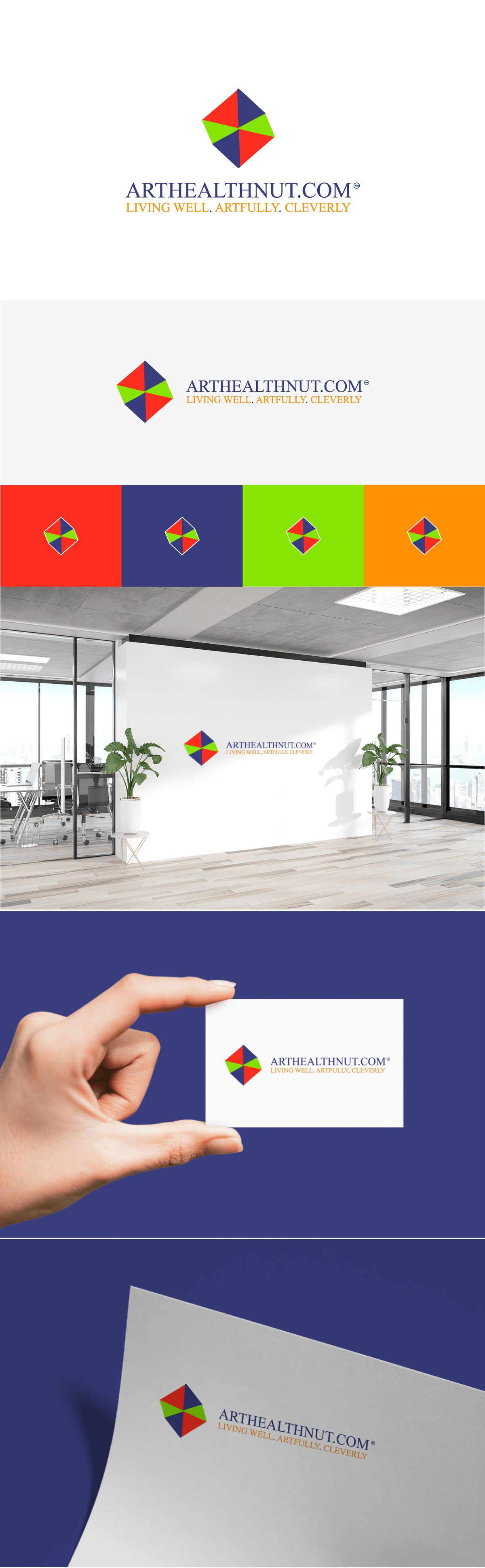 Logo Design by LogoEon for ArtHealthNut.com, LLC | Design #32640372