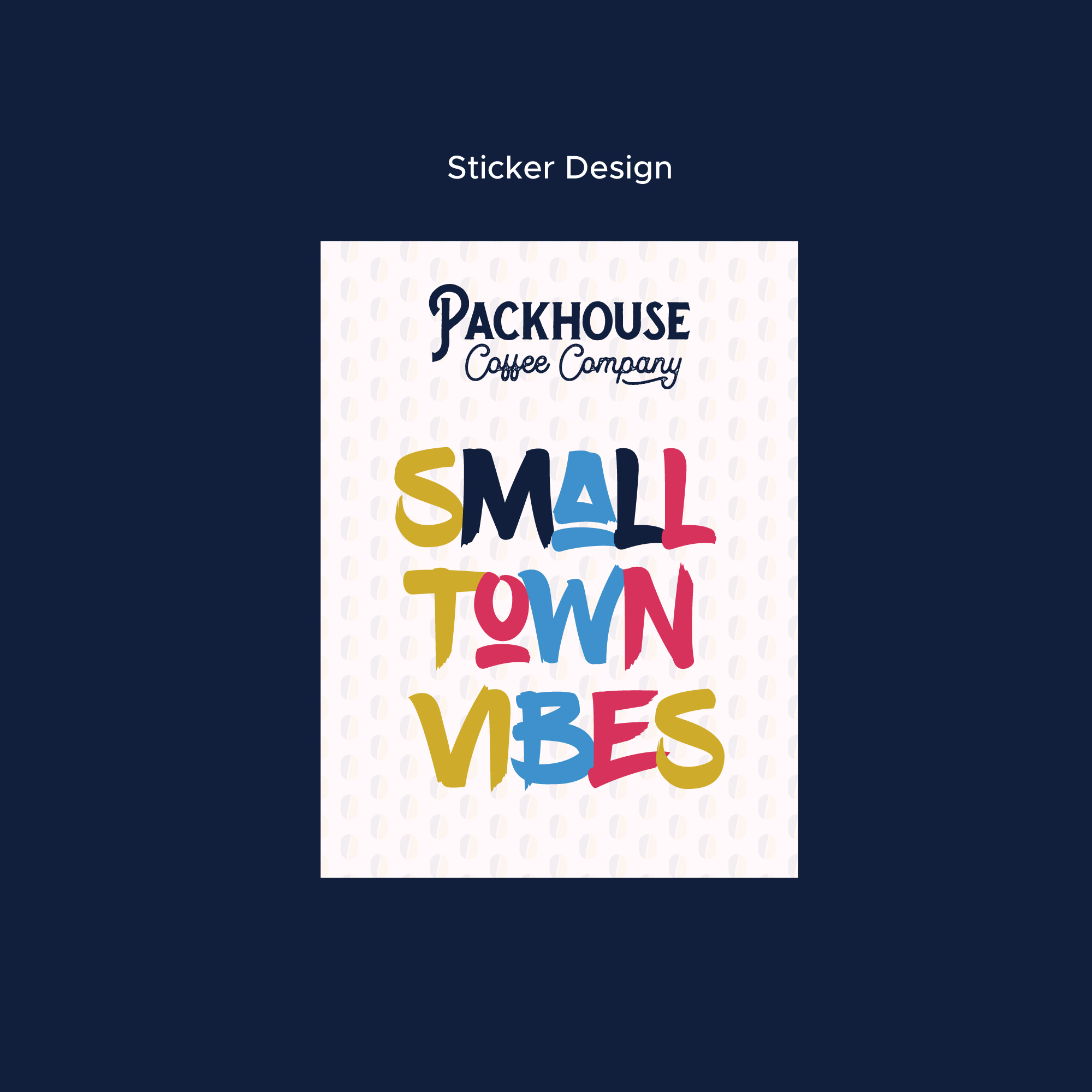 Sticker Design by Adnan Bhatti for Packhouse Coffee Company | Design #32650483