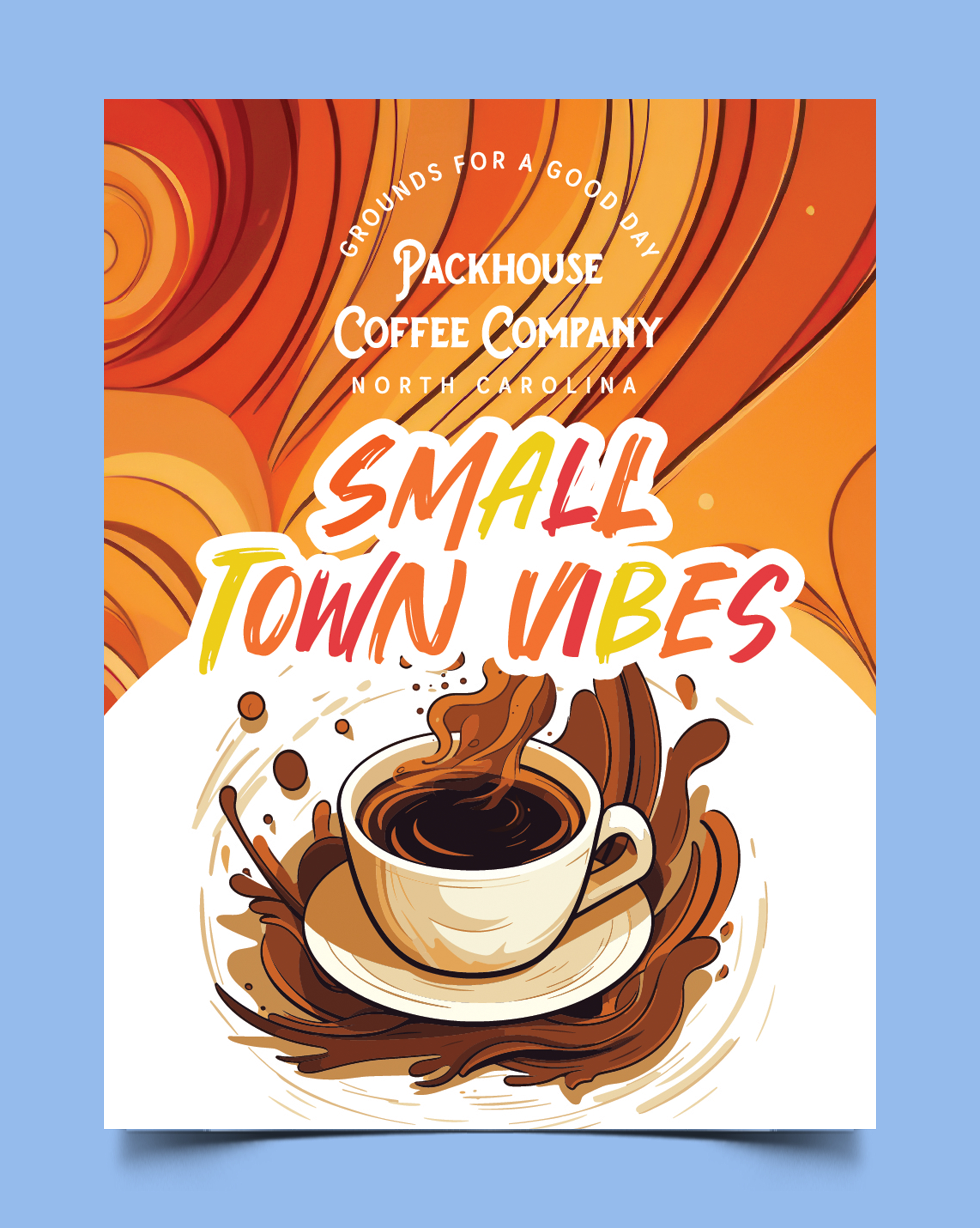 Diseño de Sticker por Graphic Guy para Packhouse Coffee Company | Diseño #32649049