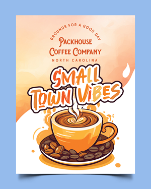 Sticker Design by Graphic Guy for Packhouse Coffee Company | Design: #32649050