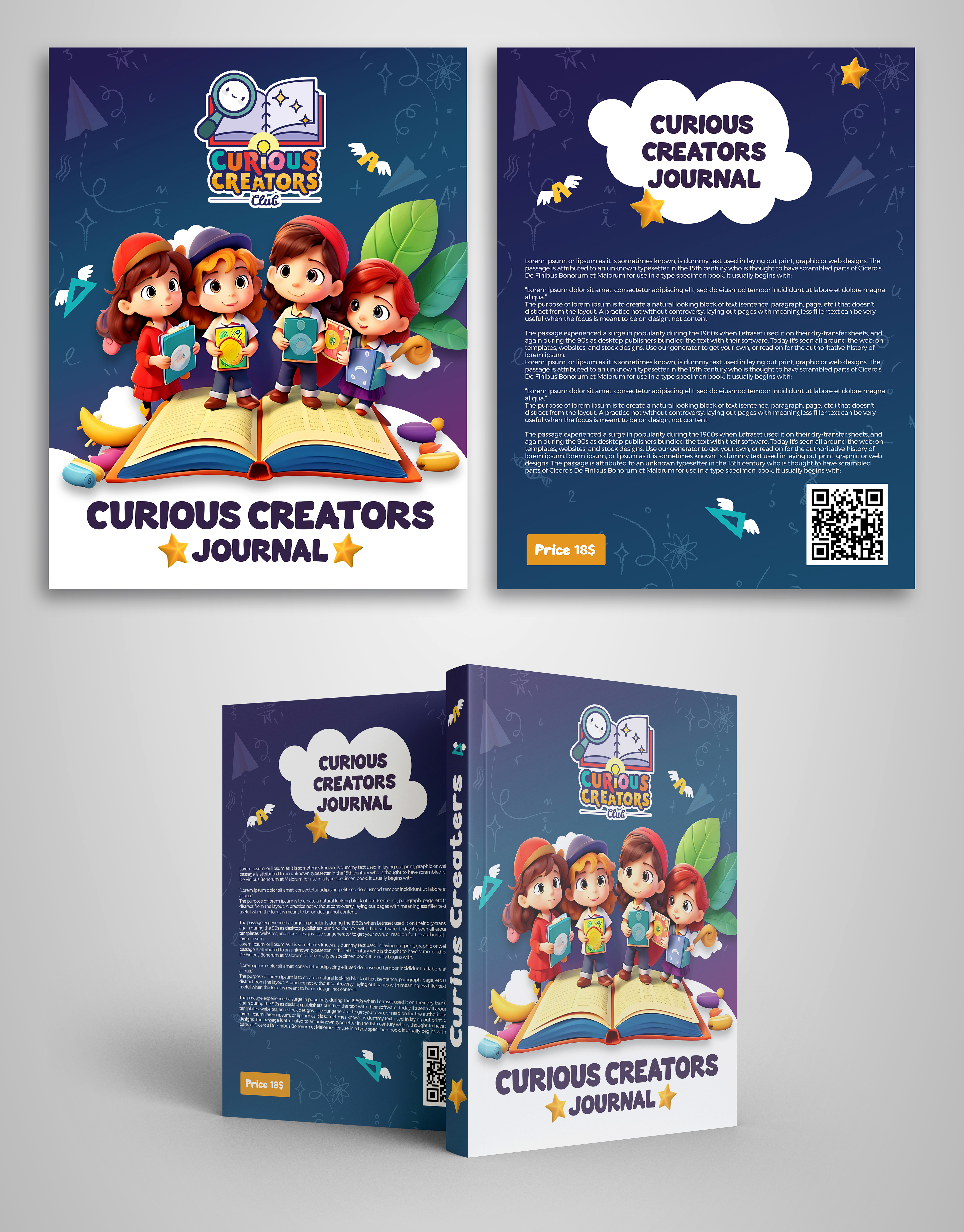 Diseño de portada de libro por Graphic Guy para Curiosity 2 CREATE | Diseño #32649073