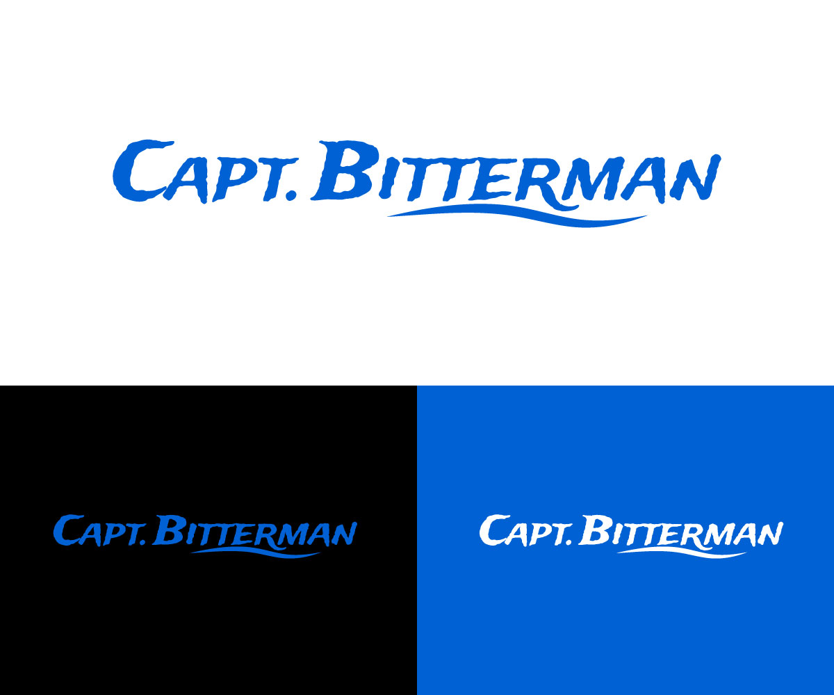 Masculine, Modern, Fishing and Outdoors Logo Design for Capt. Bitterman ...