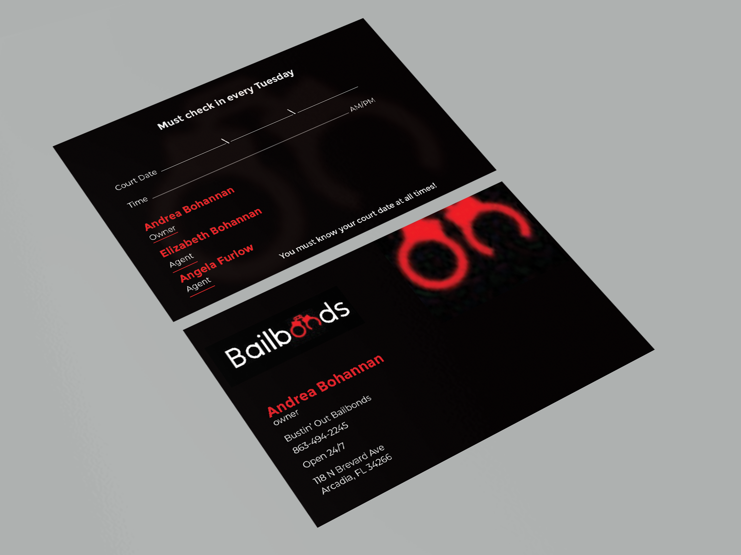 Business Card Design by Innovative Graphix for Bustin’ Out Bailbonds  | Design #32645231