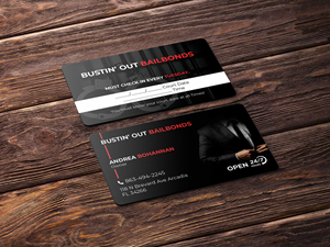 Business Card Design by Design_Duo for Bustin’ Out Bailbonds  | Design: #32644728