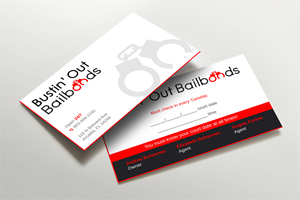 Business Card Design by LAXMI DESIGNHUB for Bustin’ Out Bailbonds  | Design #32656159