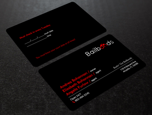 Business Card Design by Brand aid for Bustin’ Out Bailbonds  | Design: #32646730