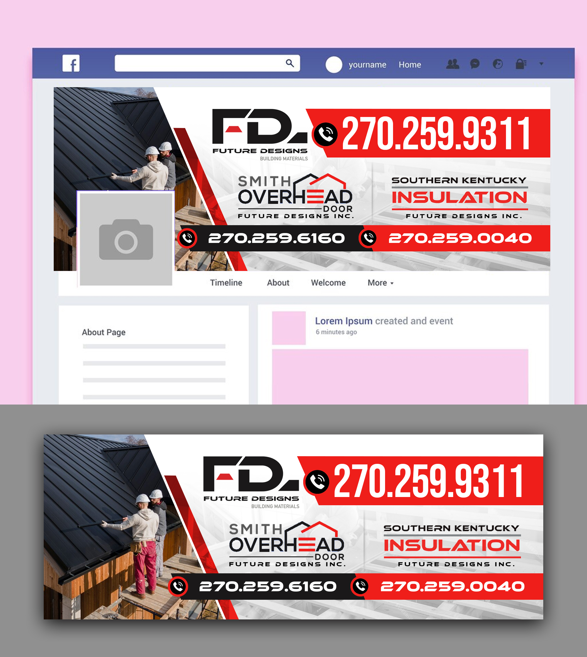 Facebook Design by ArtHive for Future designs inc  | Design #32659990