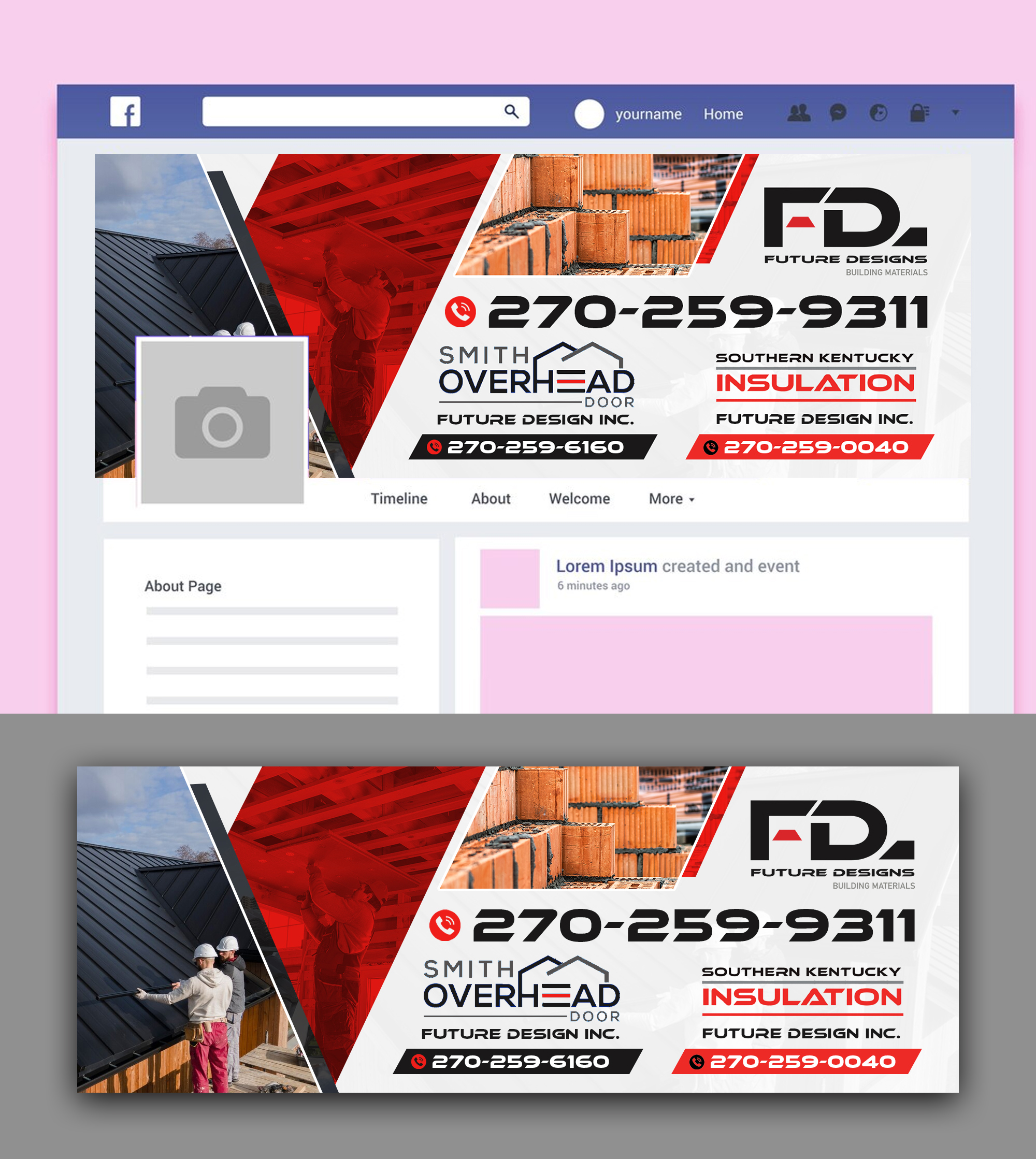 Facebook-Design von ArtHive für Future designs inc  | Design #32660114