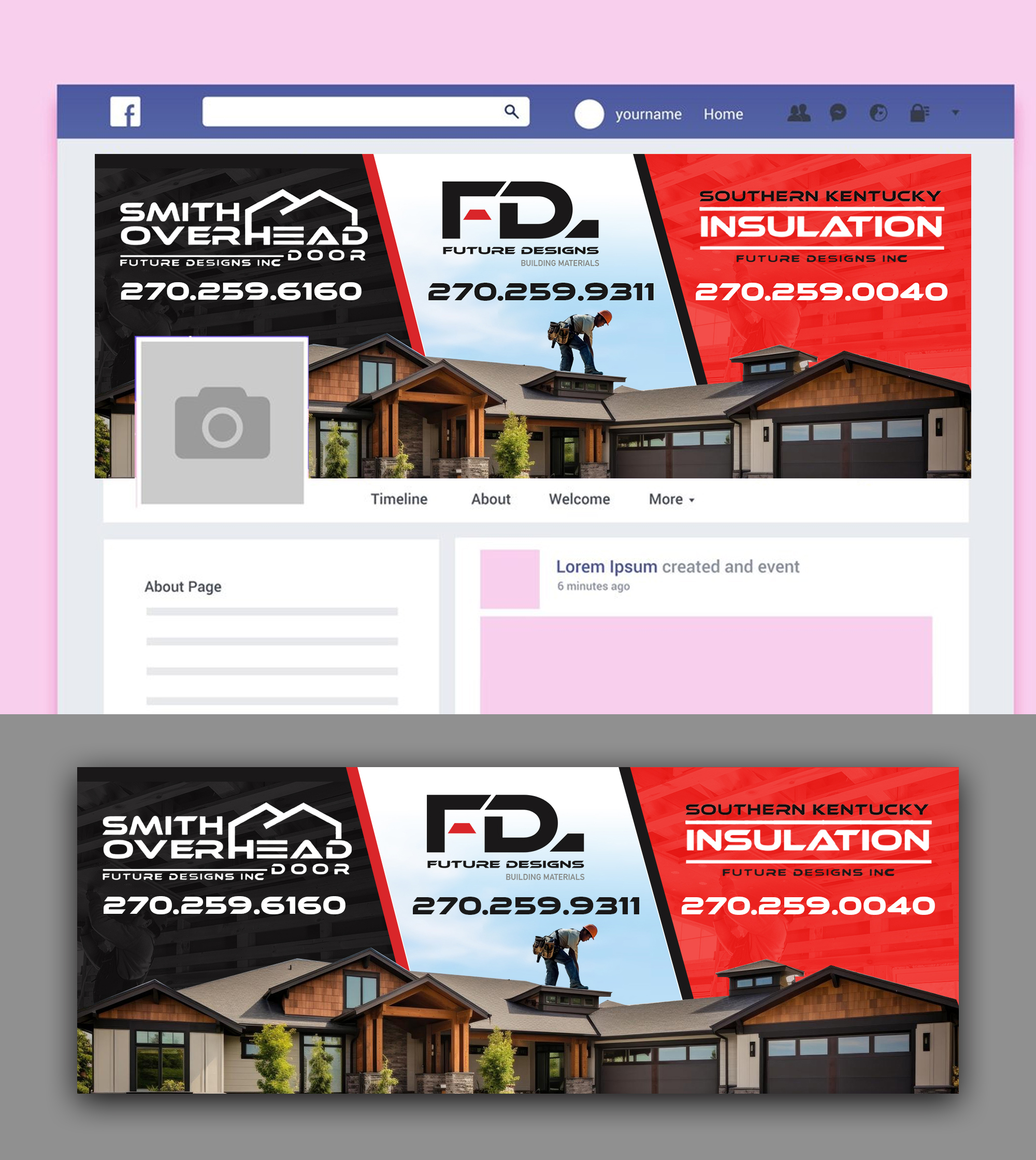 Facebook Design by ArtHive for Future designs inc  | Design #32664739
