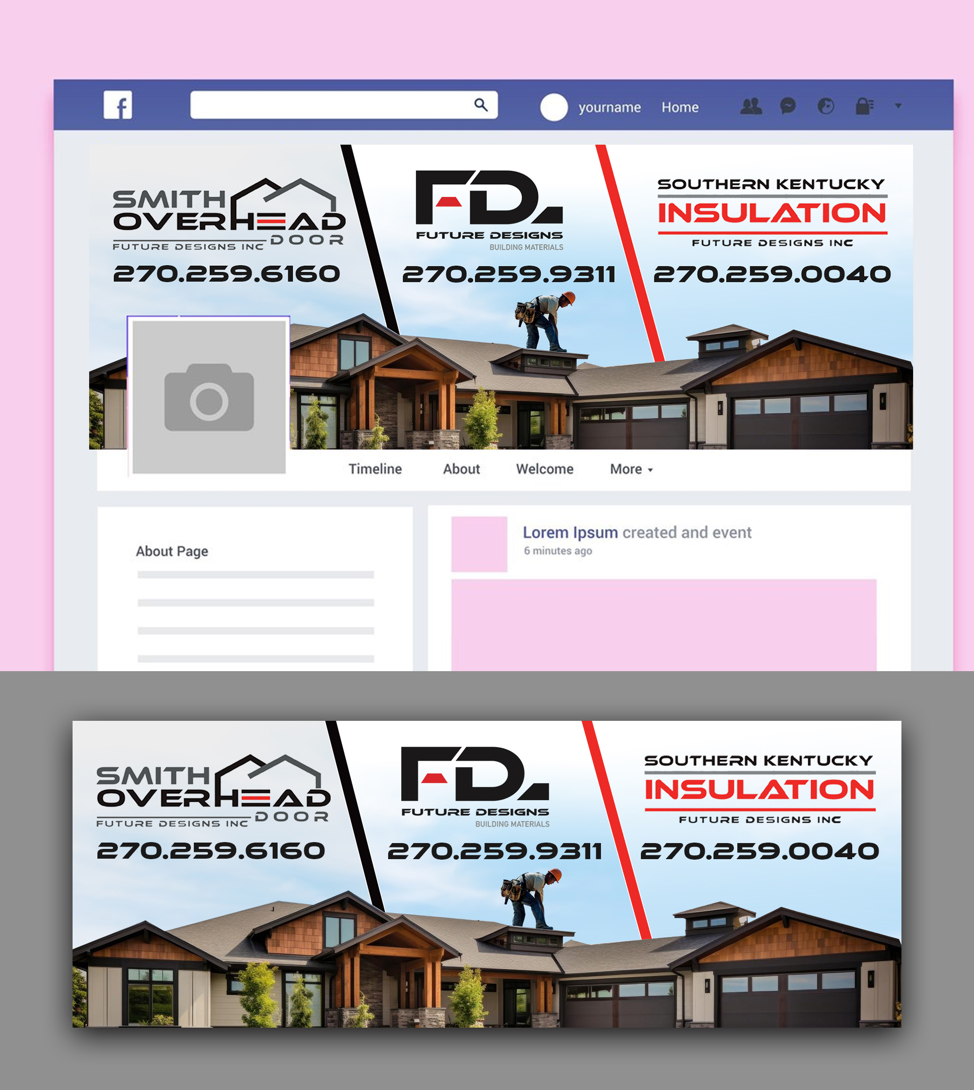 Facebook-Design von ArtHive für Future designs inc  | Design #32664740