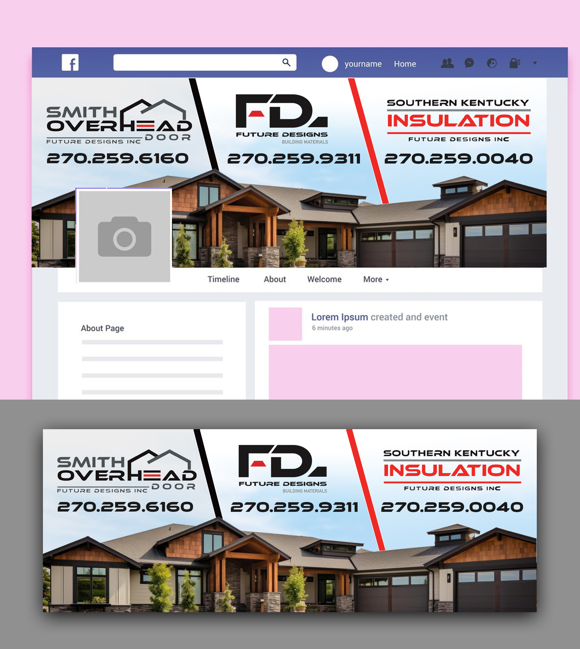 Facebook-Design von ArtHive für Future designs inc  | Design: #32690999