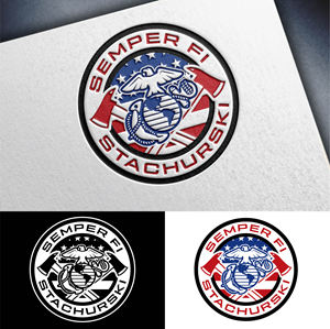 Logo Design by John Mark Arts for Semper Fi Stachurski, LLC. | Design: #32683410