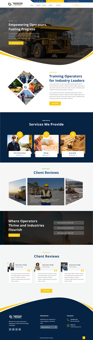 Wordpress Design by Andrew Asiimwe for this project | Design: #32674563