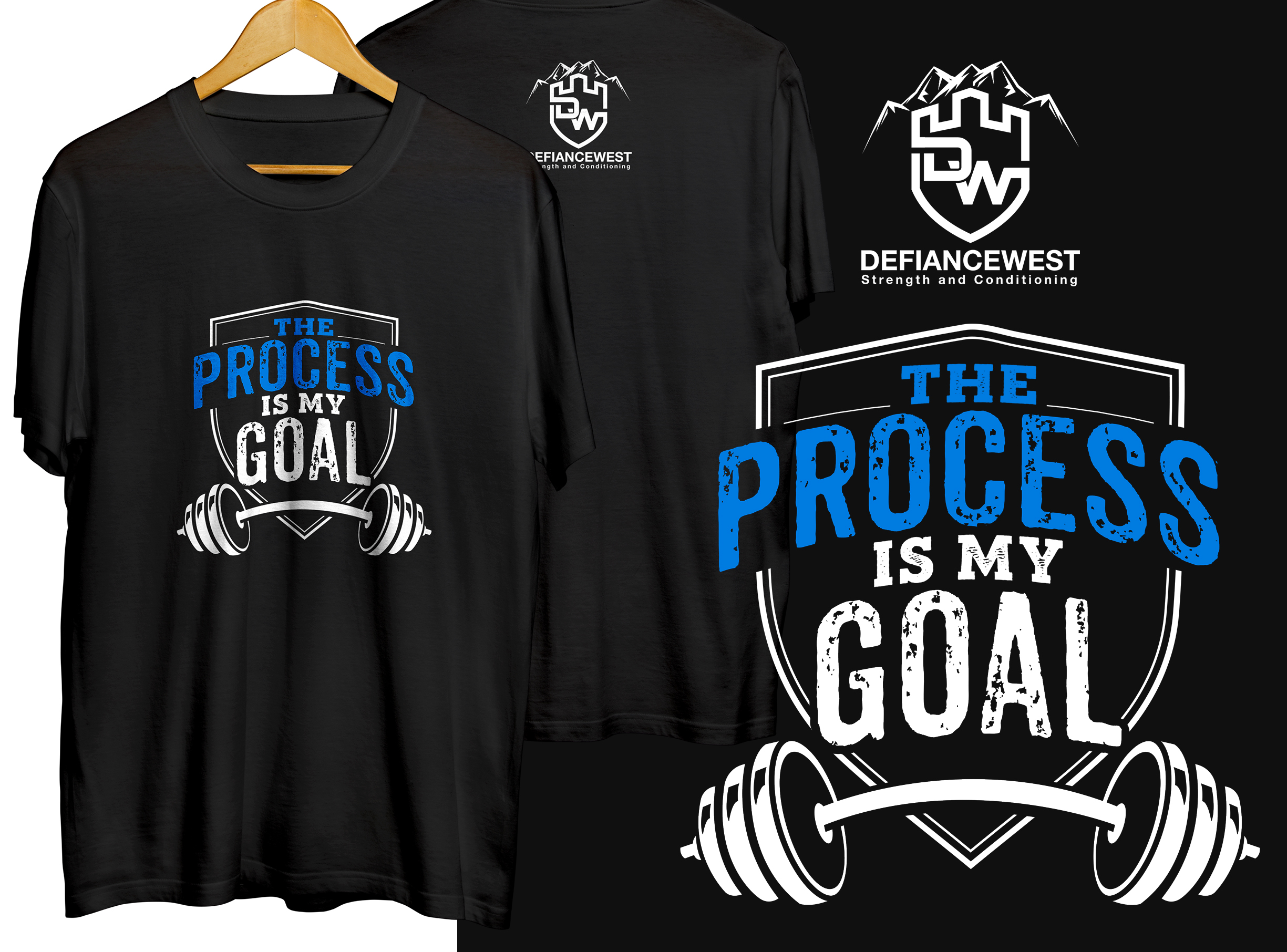 Design de T-shirt par Graphic Storm pour Defiance West Strength and Conditioning | Design #32662313