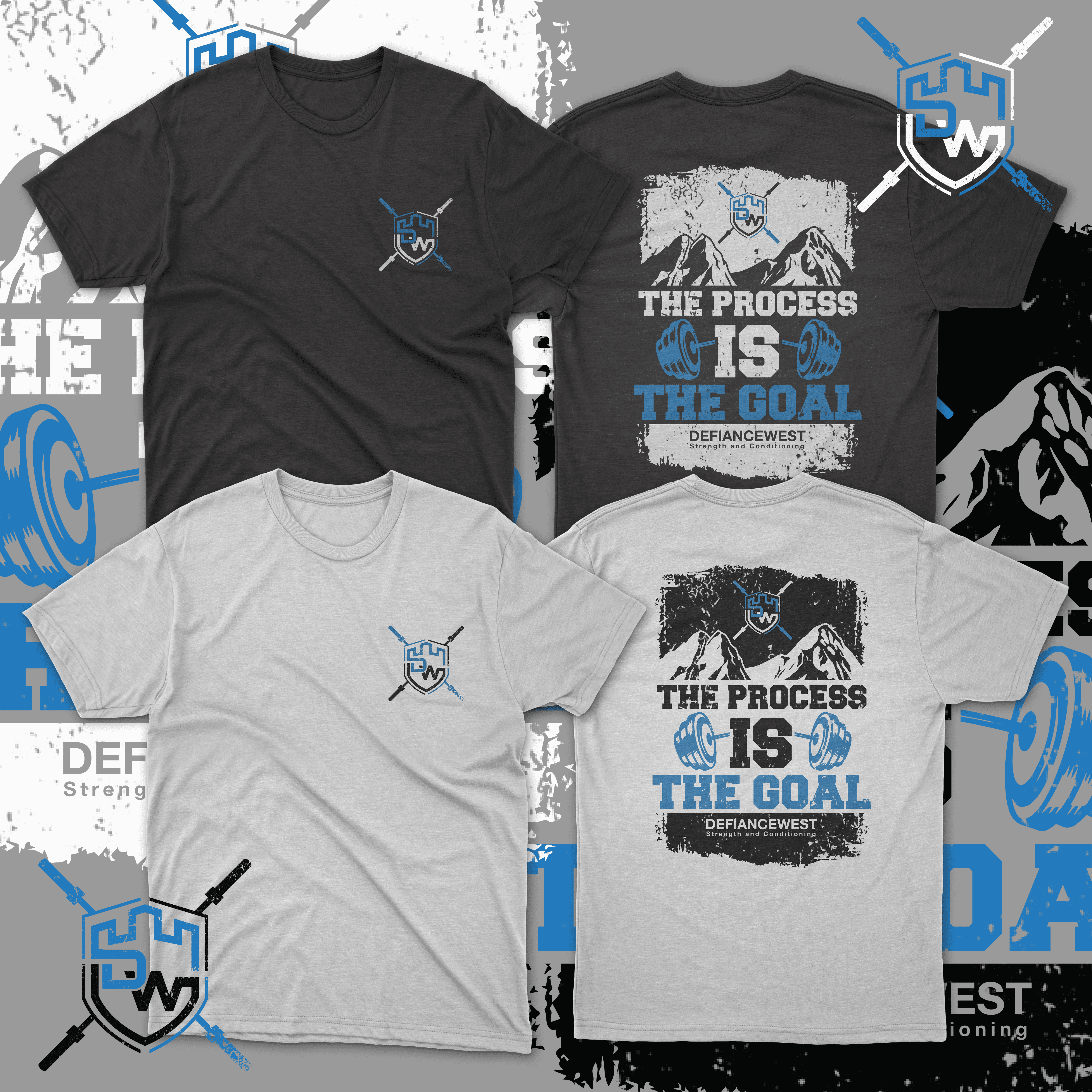 T-shirt Design by V FOUR Design for Defiance West Strength and Conditioning | Design #32685375