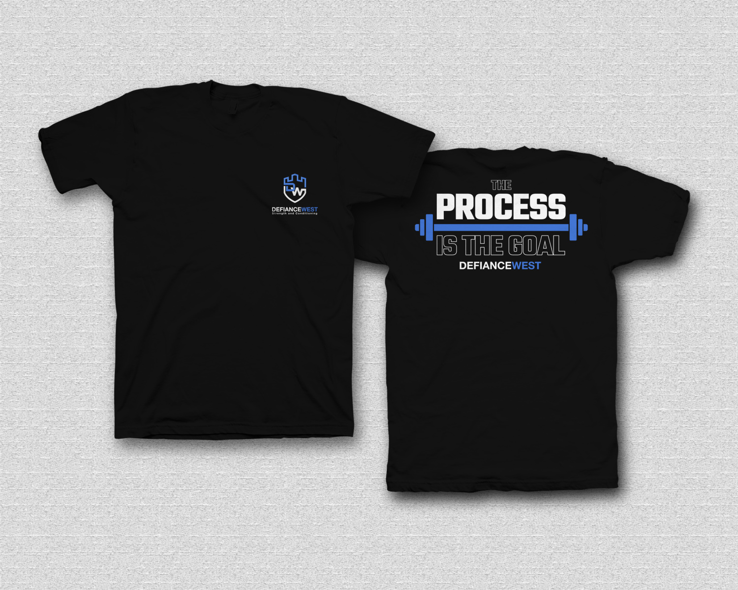 T-Shirt-Design von saka.aleksandar für Defiance West Strength and Conditioning | Design #32671028