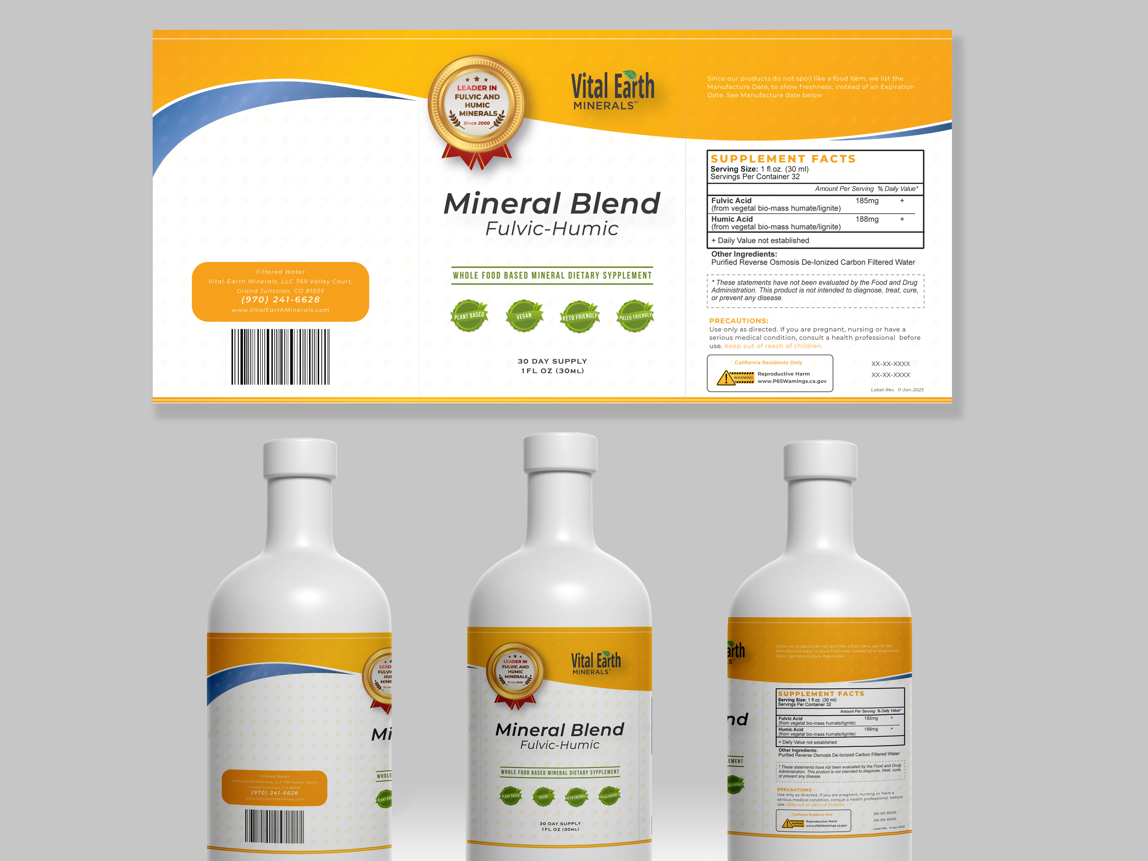 Graphic Design by Baklect Creative (PRO) for Vital Earth Minerals | Design #32665919