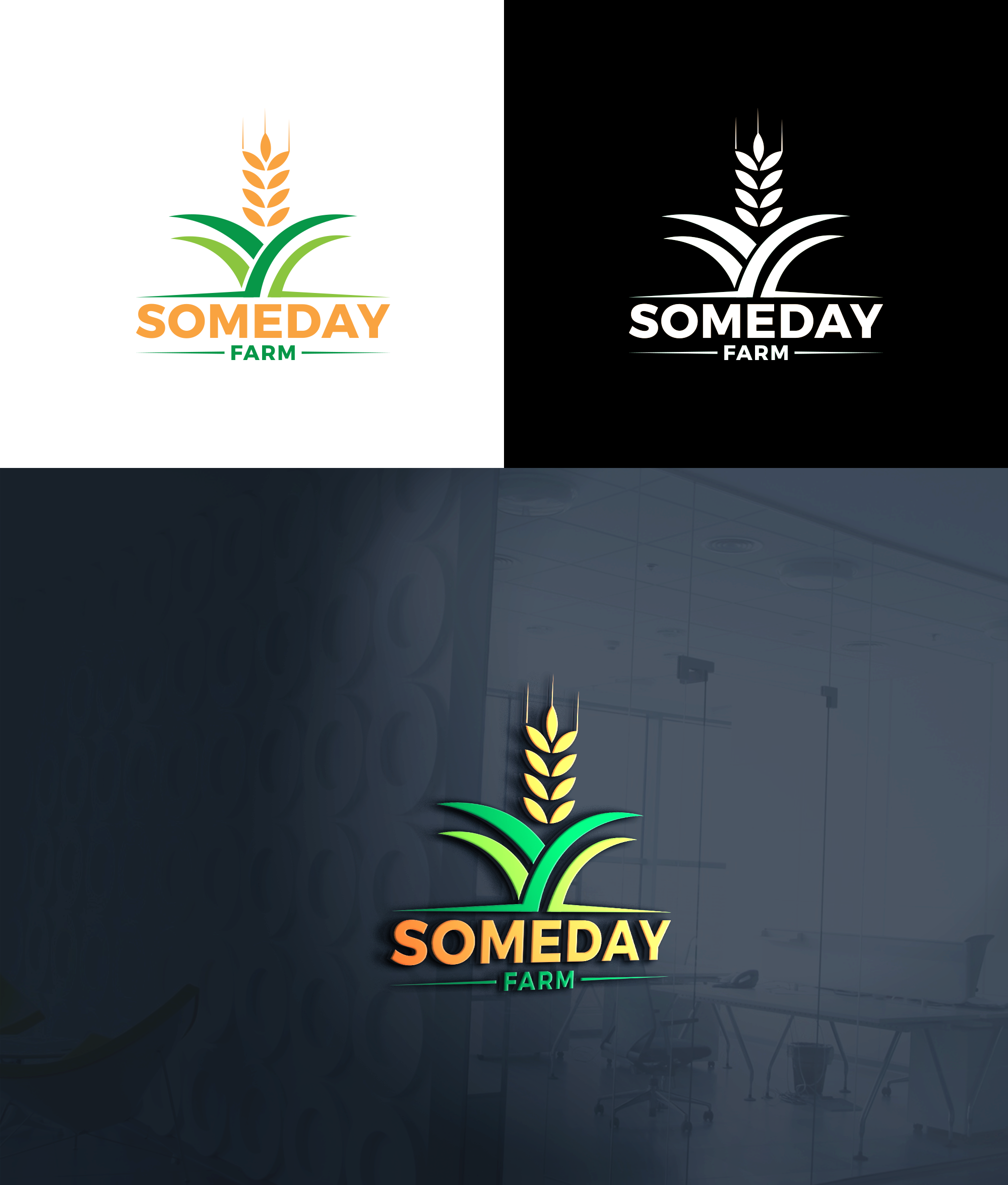 Diseño de Logo por RA-bica para Someday Farm | Diseño #32667059