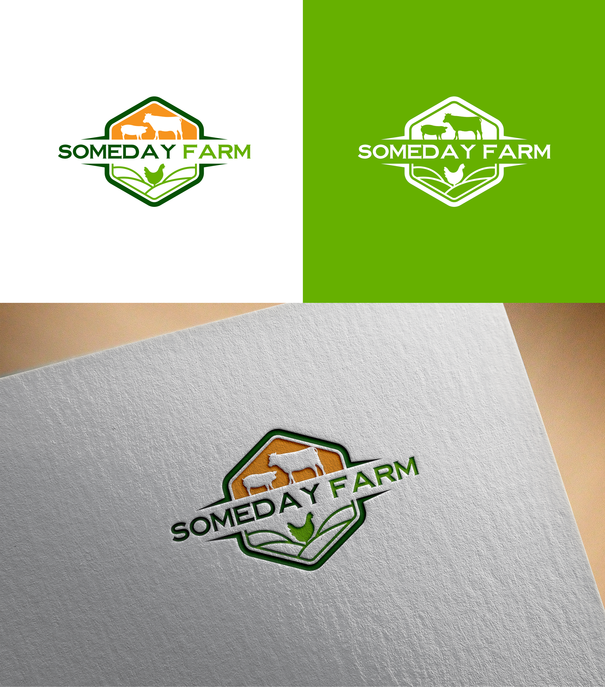 Diseño de Logo por RA-bica para Someday Farm | Diseño #32667061