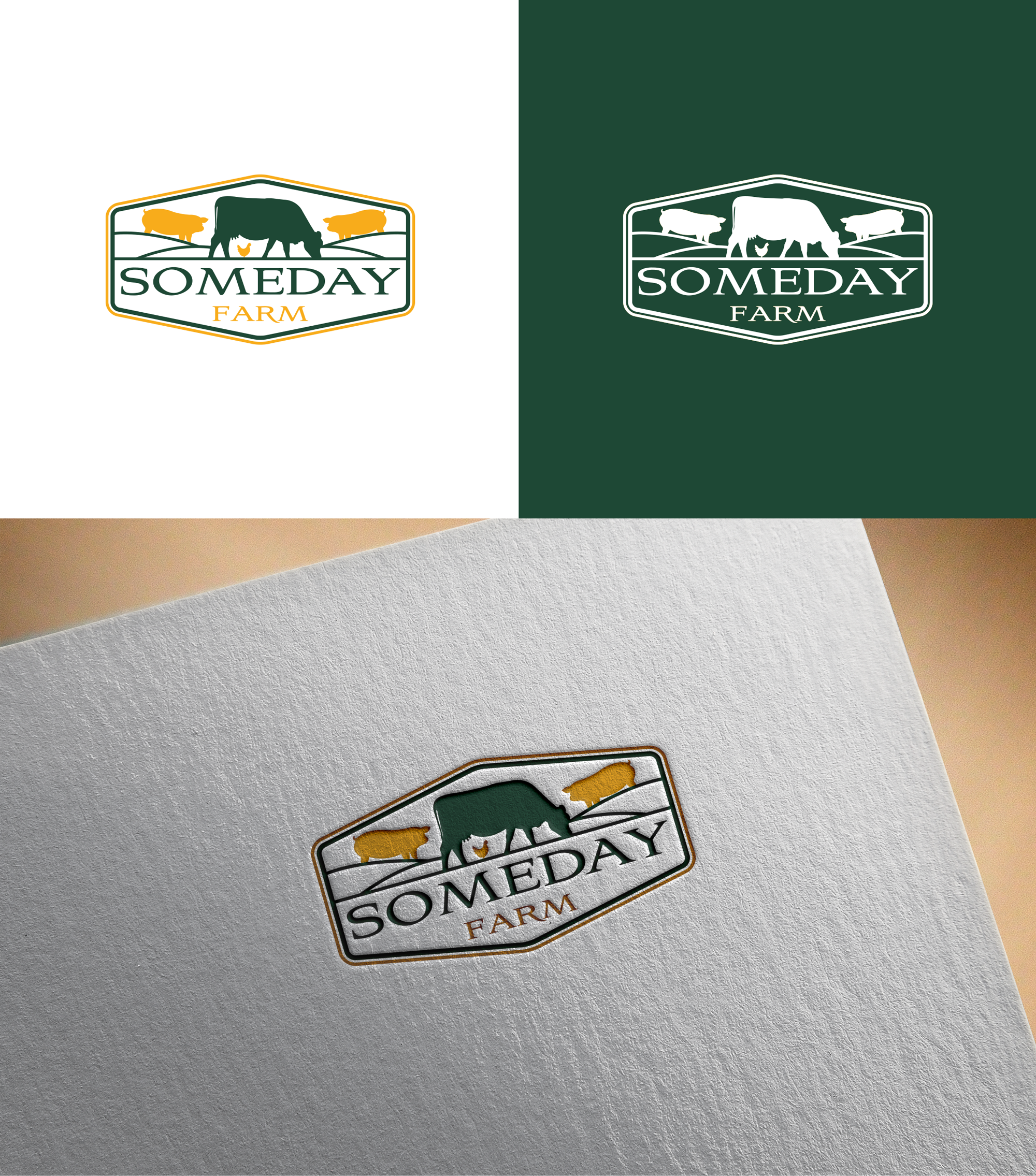 Diseño de Logo por RA-bica para Someday Farm | Diseño #32667390