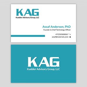 Business Card Design by YourLogoMaster for Kuebler Advisory Group, LLC | Design: #32677562