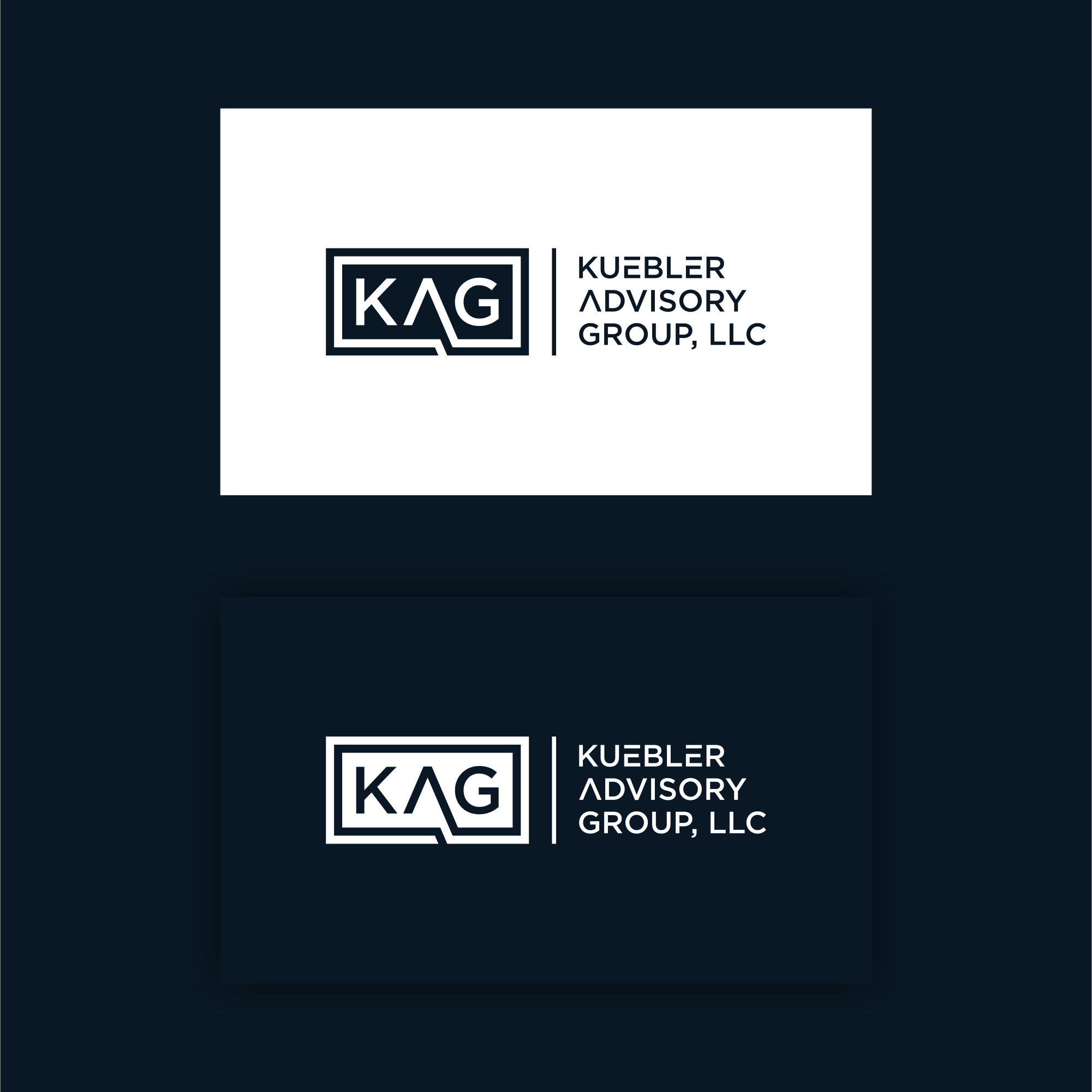 Business Card Design by B.O_studio for Kuebler Advisory Group, LLC | Design #32697725