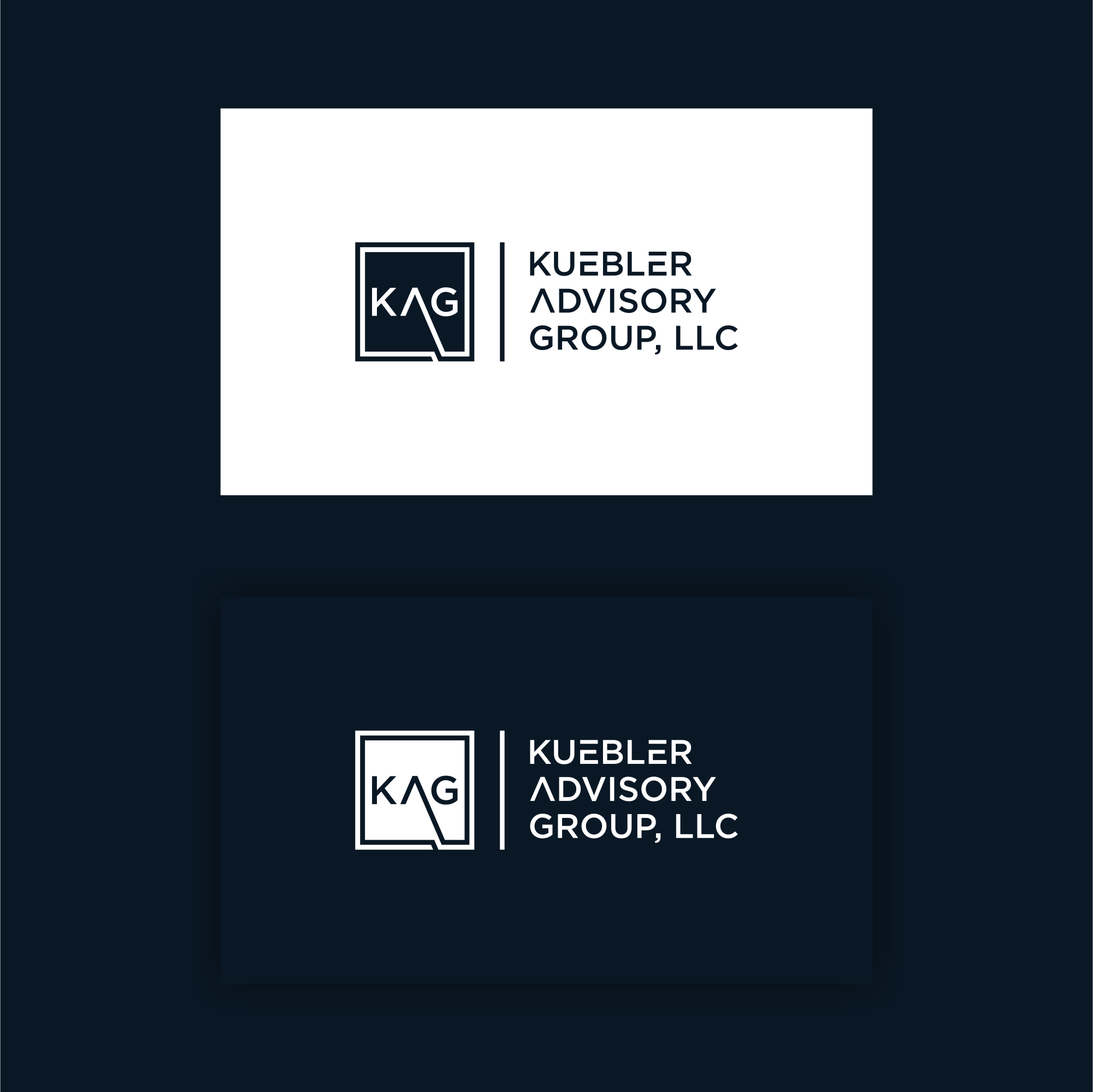 Business Card Design by B.O_studio for Kuebler Advisory Group, LLC | Design #32697732
