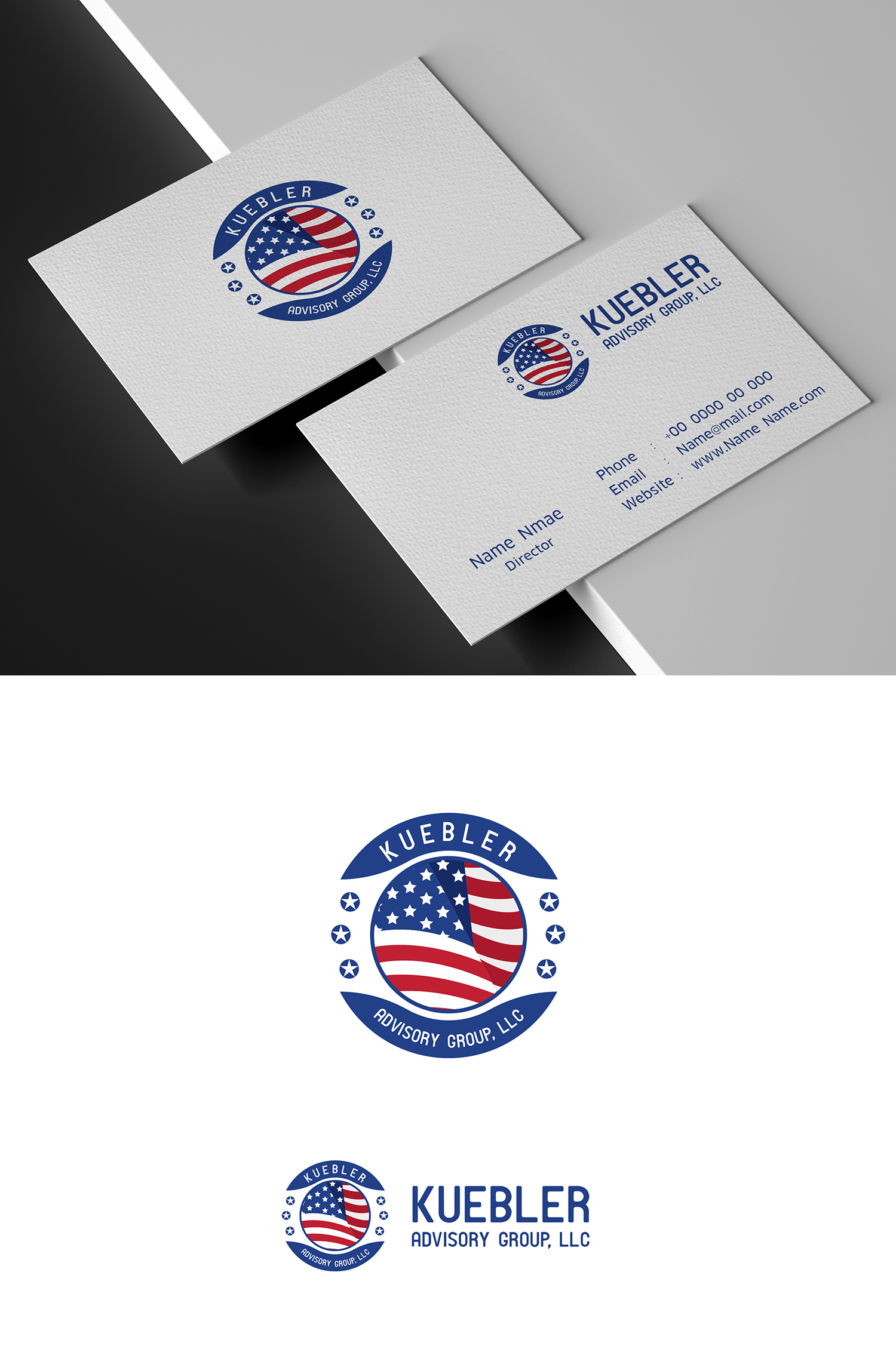 Diseño de Tarjeta de Presentación por COLOURS BRANDING para Kuebler Advisory Group, LLC | Diseño #32680975