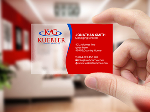 Business Card Design by Creations Box 2015 for Kuebler Advisory Group, LLC | Design: #32674755