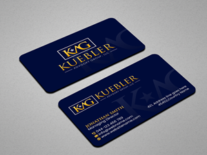 Diseño de Tarjeta de Presentación por Creations Box 2015 para Kuebler Advisory Group, LLC | Diseño: #32674767