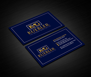 Design de Carte de Visite par Creations Box 2015 pour Kuebler Advisory Group, LLC | Design : #32681097