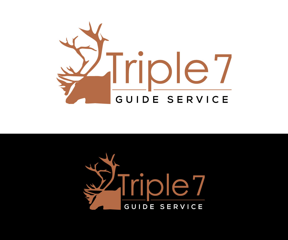 Logo Design by Kavth for Triple 7 Guide Service | Design #32692830