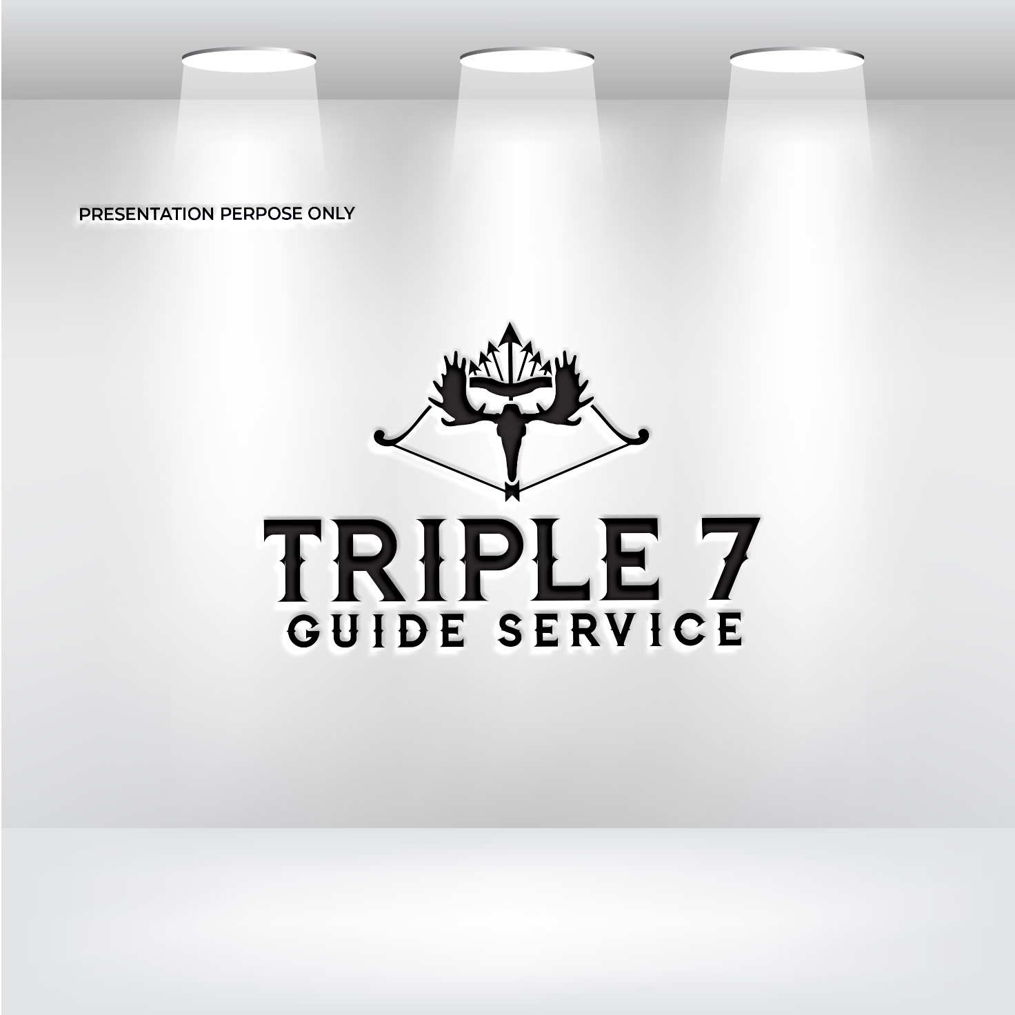 Logo Design by graphics^master for Triple 7 Guide Service | Design #32664325