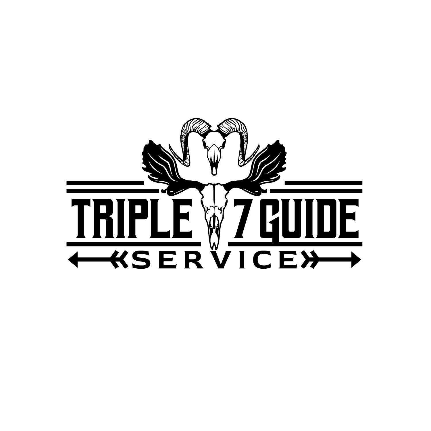 Logo Design by Krold IT Solutions for Triple 7 Guide Service | Design #32659323