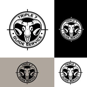 Logo Design by Transformed Design Inc. for Triple 7 Guide Service | Design: #32677956