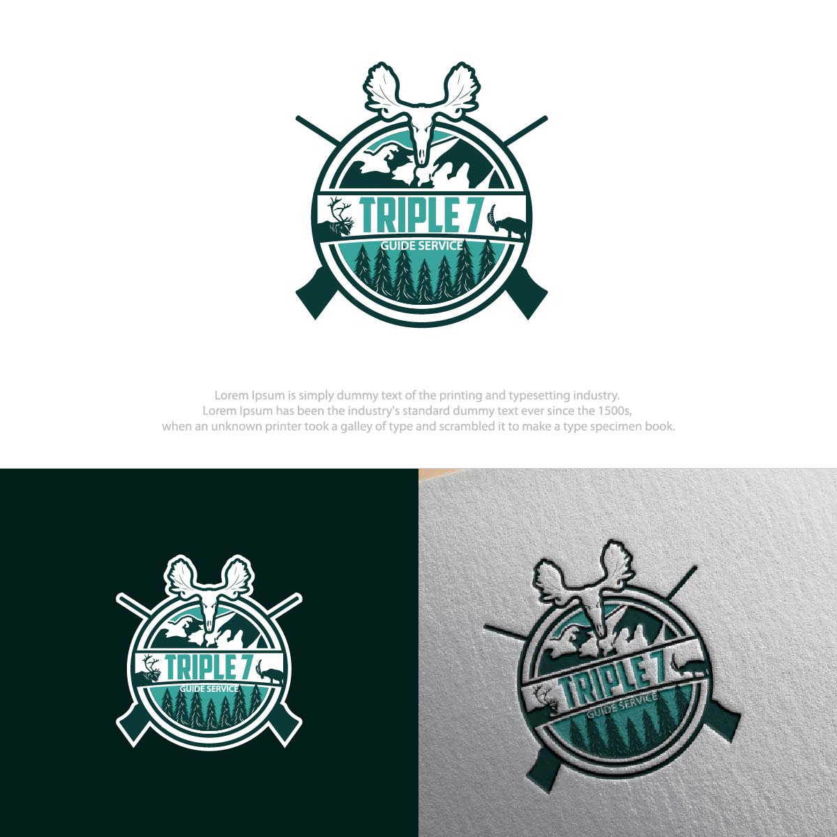 Diseño de Logo por fly  design para Triple 7 Guide Service | Diseño #32657552