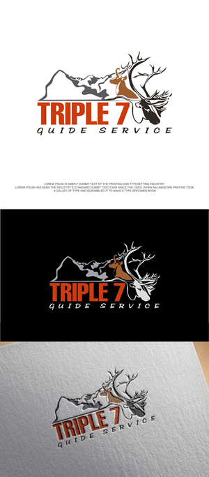 Diseño de Logo por fly  design para Triple 7 Guide Service | Diseño: #32682764