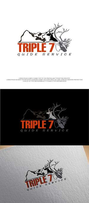 Diseño de Logo por fly  design para Triple 7 Guide Service | Diseño: #32689628