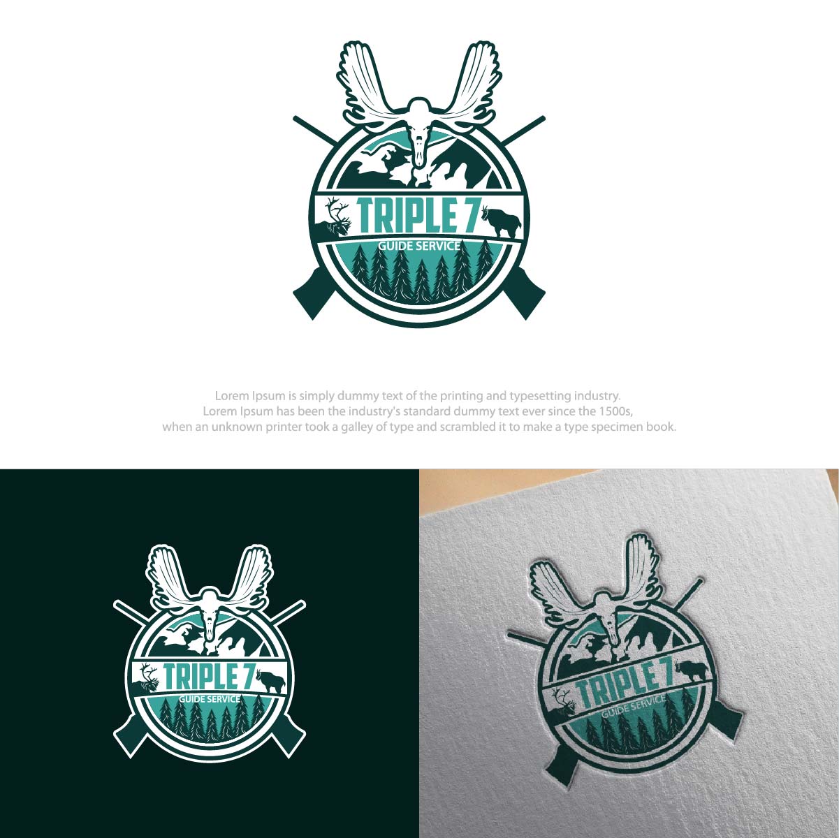 Logo-Design von fly  design für Triple 7 Guide Service | Design #32689629