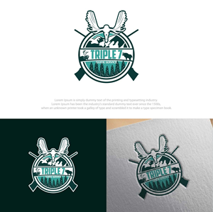 Diseño de Logo por fly  design para Triple 7 Guide Service | Diseño: #32689629