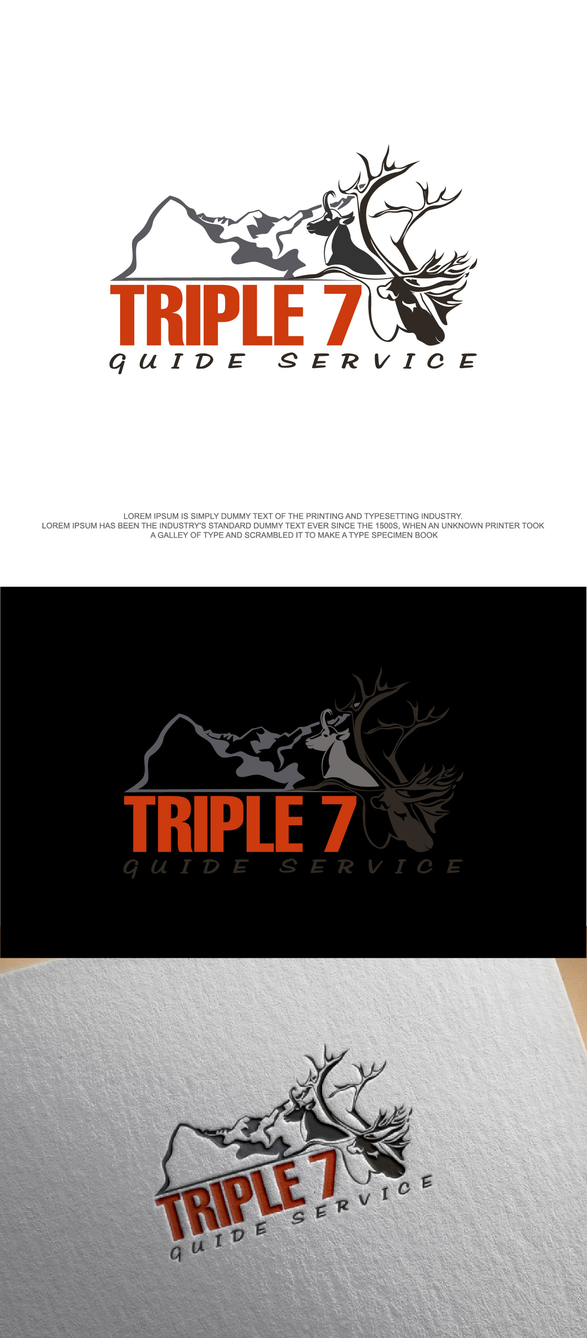Diseño de Logo por fly  design para Triple 7 Guide Service | Diseño #32689630