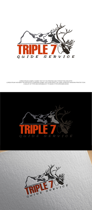 Diseño de Logo por fly  design para Triple 7 Guide Service | Diseño: #32689630