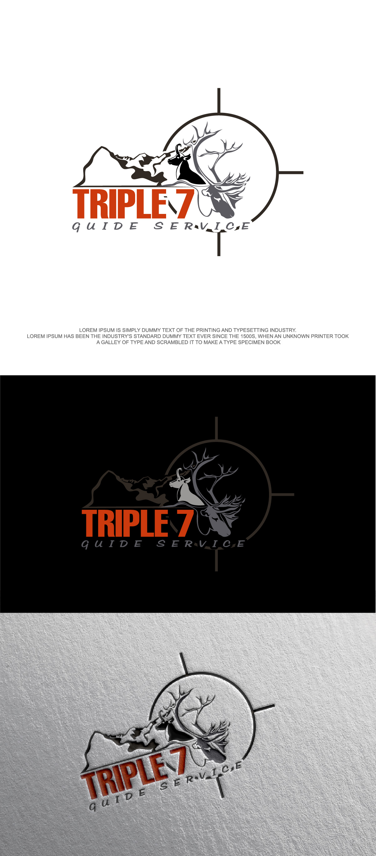 Diseño de Logo por fly  design para Triple 7 Guide Service | Diseño #32711093