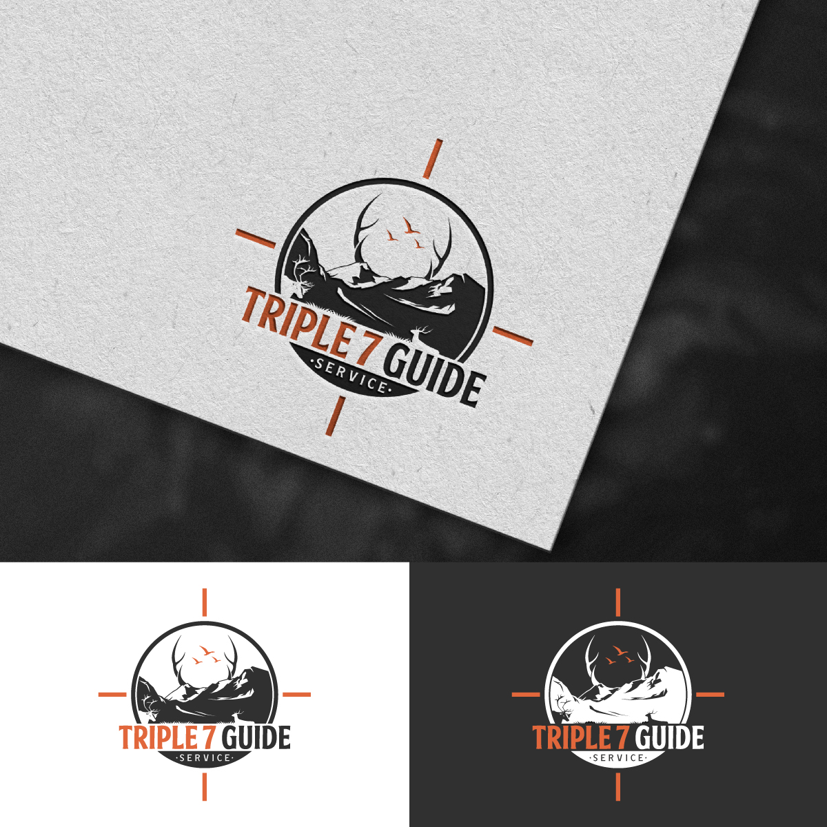 Diseño de Logo por DesignLima para Triple 7 Guide Service | Diseño #32670444