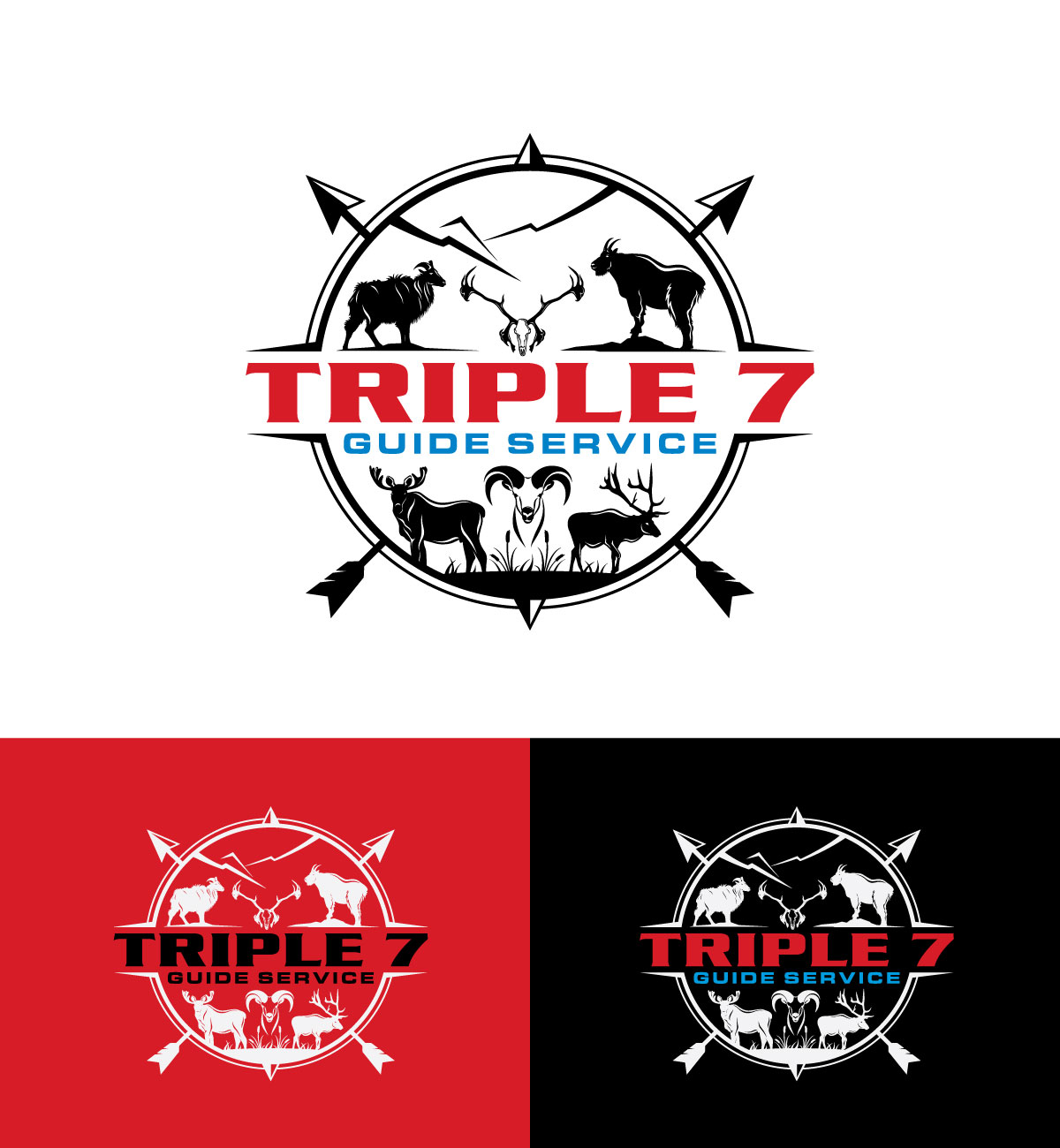 Diseño de Logo por Dot Design 3 para Triple 7 Guide Service | Diseño #32680273