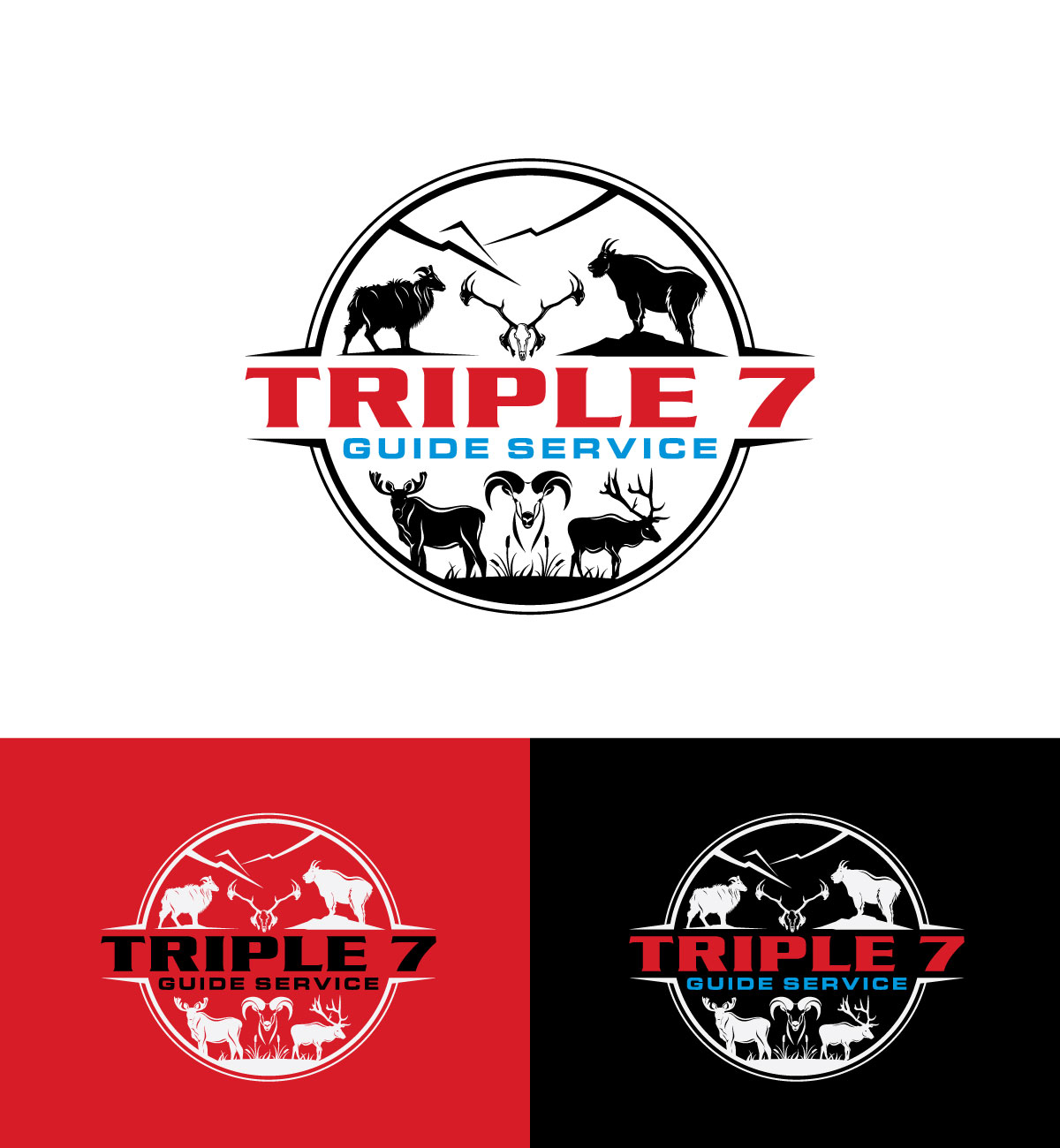 Diseño de Logo por Dot Design 3 para Triple 7 Guide Service | Diseño #32709517